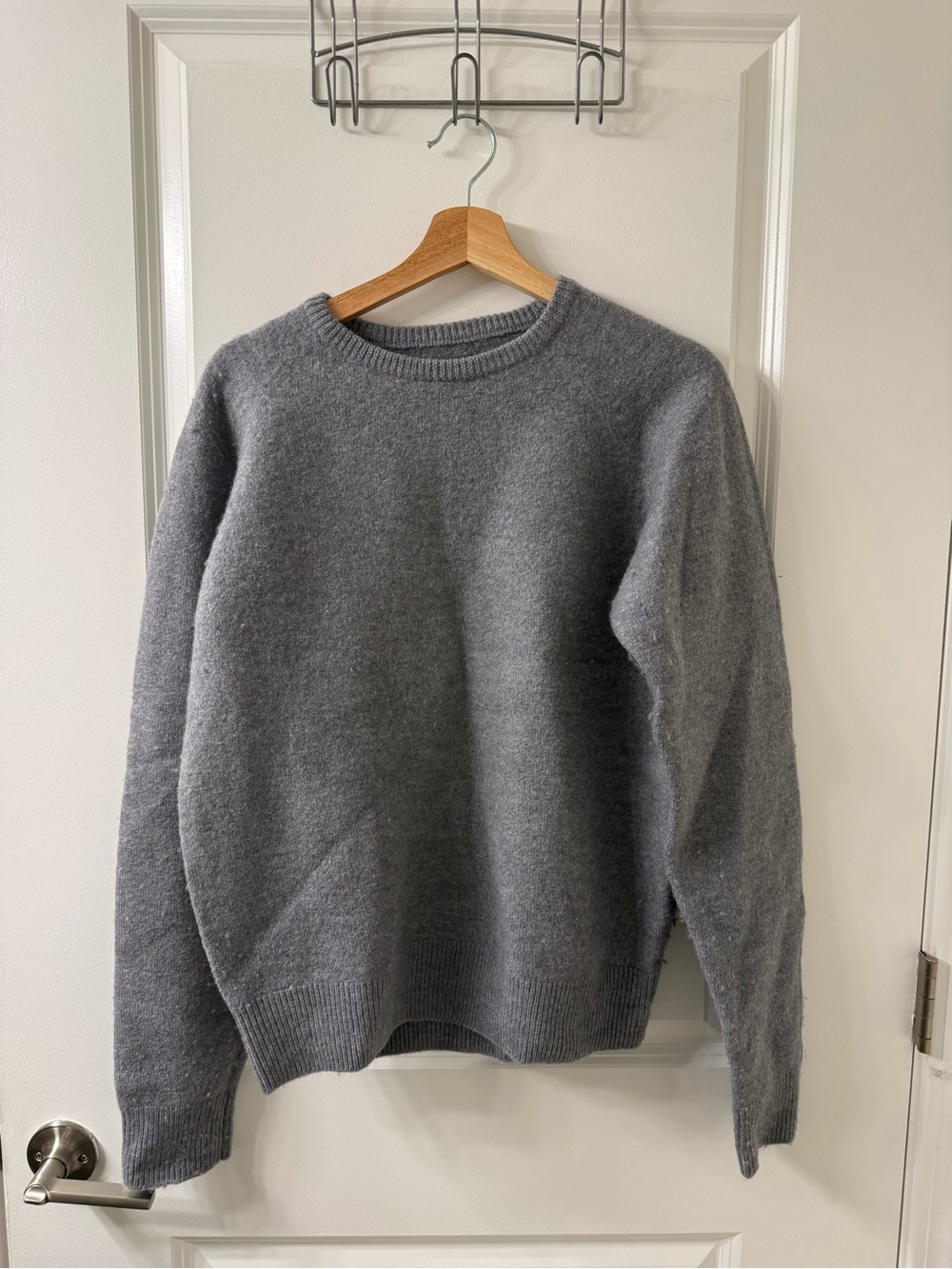 Toteme - Classic Cashmere Crew Knit Mid Grey Sweater